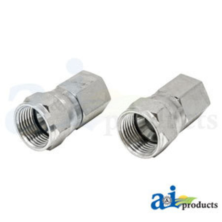 A & I PRODUCTS Female JIC Swivel X Female NPT Straight Adapter 3.75" x4" x2" A-43D23